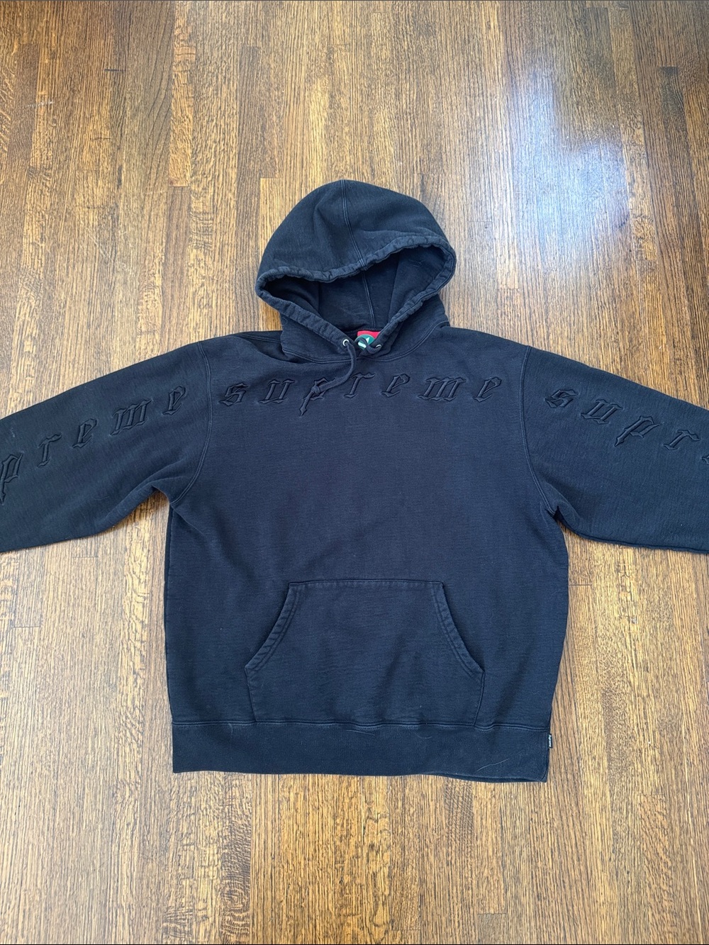 Rare Supreme Embroidered Hoodie